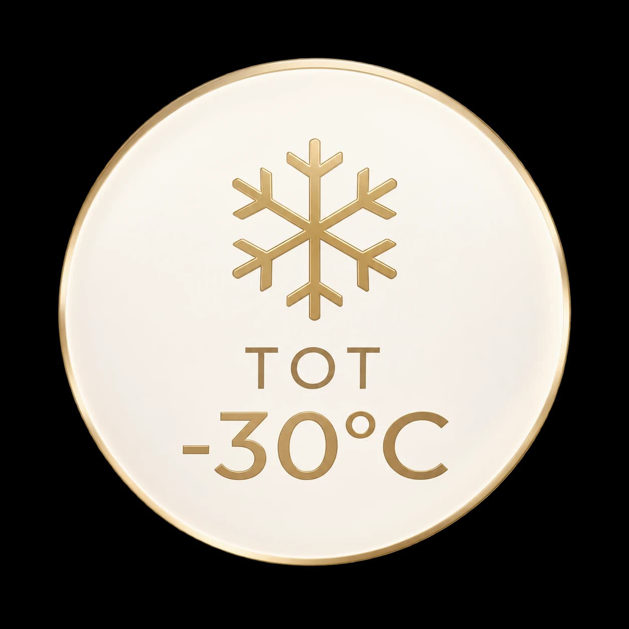Cools down to -30 degrees Celsius